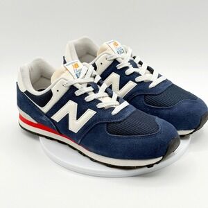 New Balance 574 Sneakers Size 5.5 Kids Blue Red GC574VPN